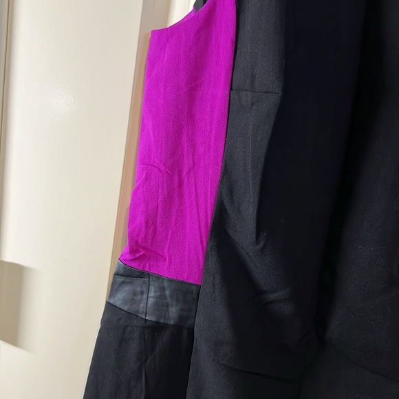 Lauren Ralph Lauren leather trimmed sheath dress - Picture 2 of 6